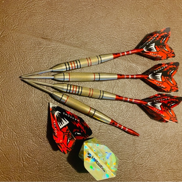 NINJA STEEL TIP DART SET Of 4 by Dart World, 21 gram - Picture 11 of 11